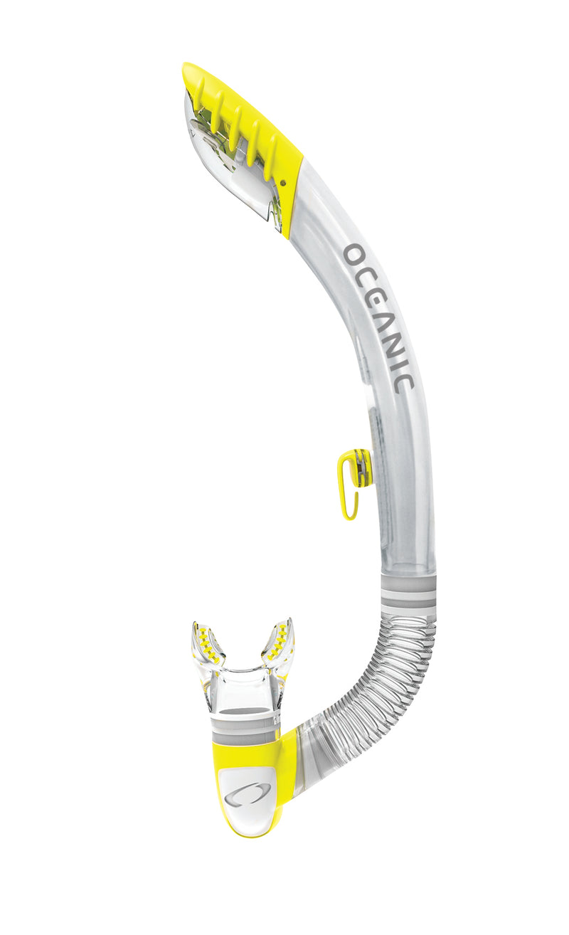 Ultra Dry 2 - Snorkel - Volwassenen - Transparant/Geel