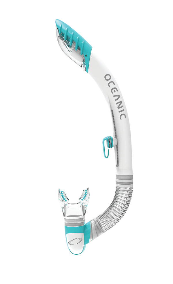 Ultra Dry 2 - Snorkel - Volwassenen - Wit/Turquoise