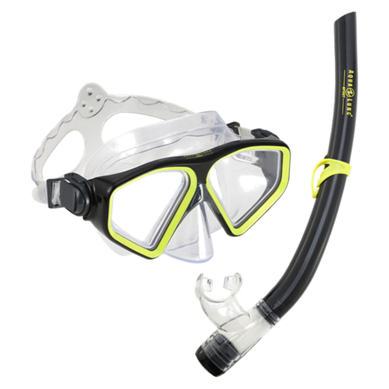 Saturn Combo - Snorkelset - Volwassenen - Geel/Zwart