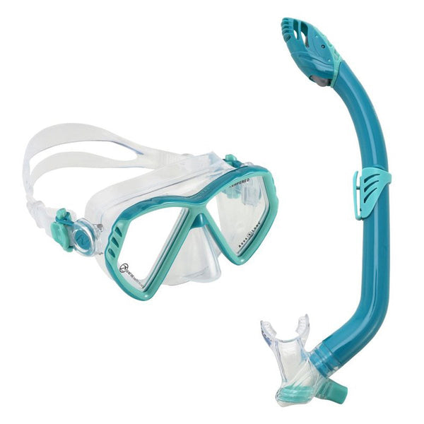 Cub Combo - Snorkelset - Kinderen - Turquoise/Groen