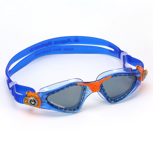 Kayenne Junior - Zwembril - Kinderen - Dark Lens - Blauw/Oranje