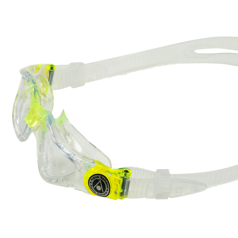 Kayenne Junior - Zwembril - Kinderen - Clear Lens - Transparant/Lime