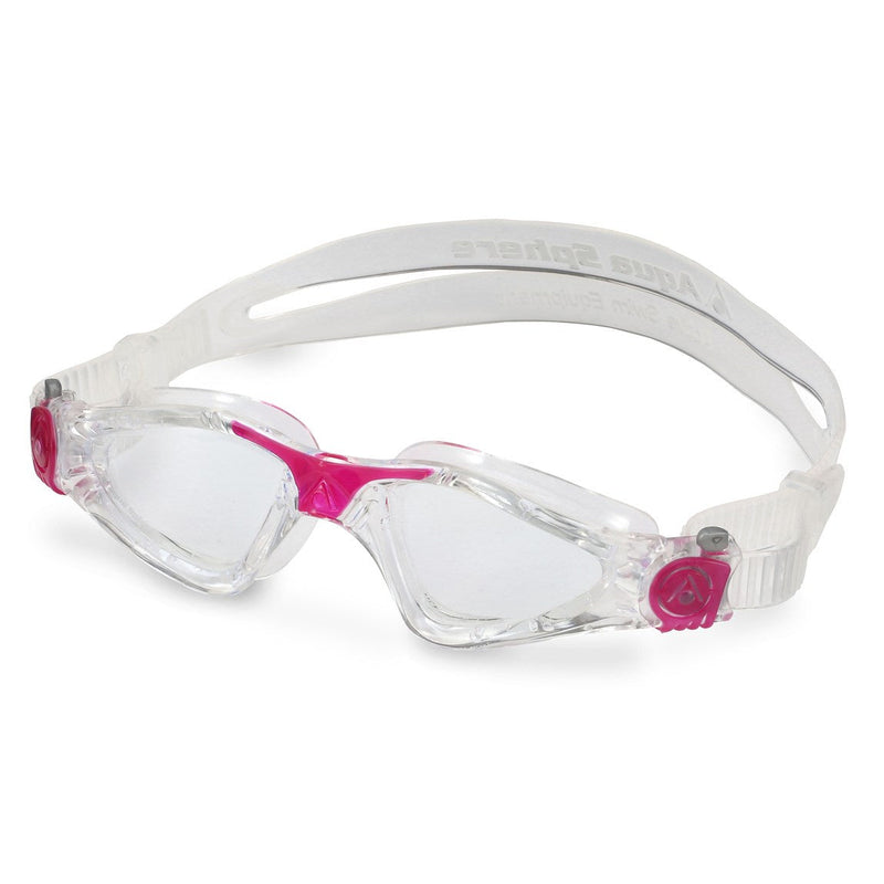 Kayenne Small - Zwembril - Volwassenen - Clear Lens - Transparant/Roze