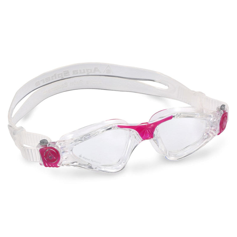 Kayenne Small - Zwembril - Volwassenen - Clear Lens - Transparant/Roze