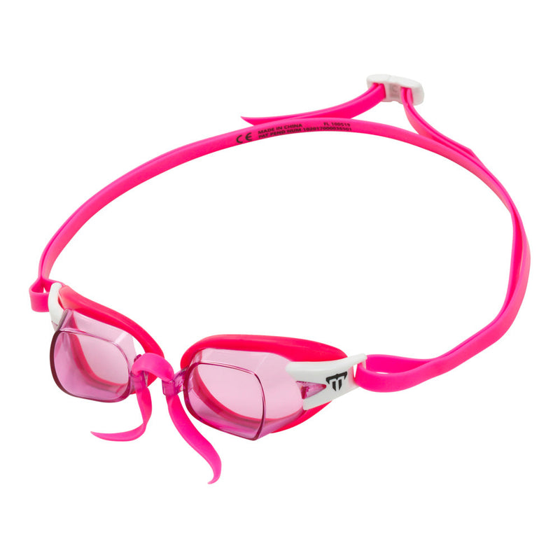 Chronos - Zwembril - Volwassenen - Pink Lens - Roze/Wit