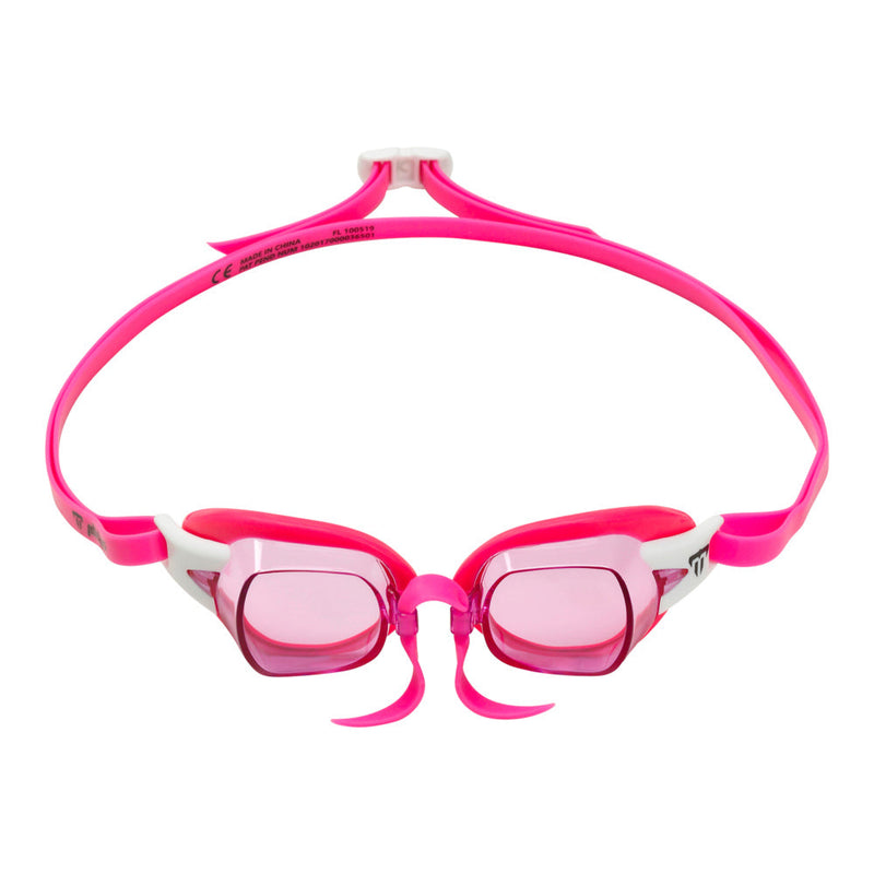 Chronos - Zwembril - Volwassenen - Pink Lens - Roze/Wit