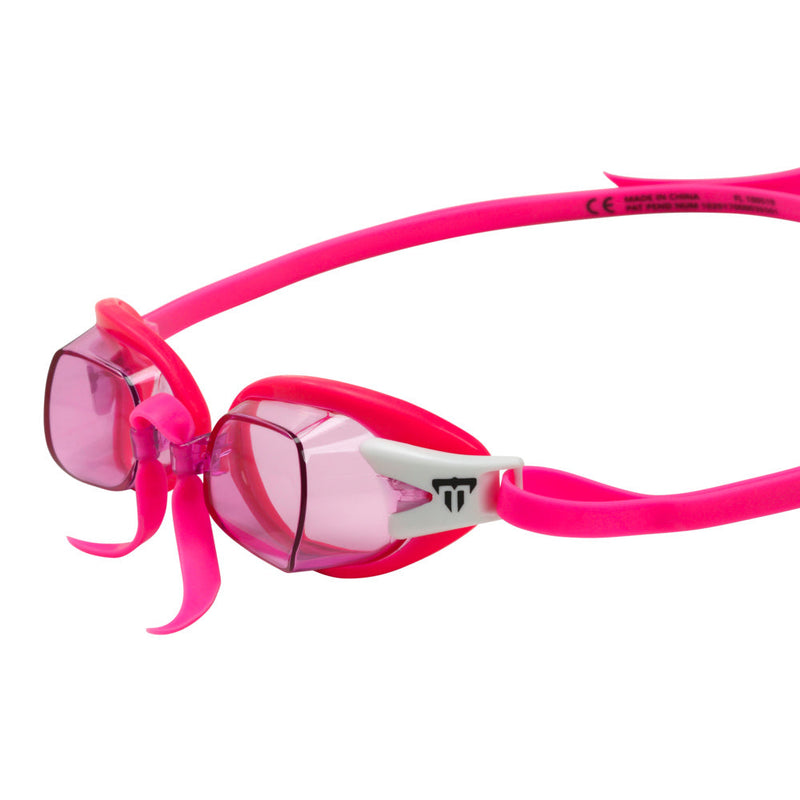 Chronos - Zwembril - Volwassenen - Pink Lens - Roze/Wit