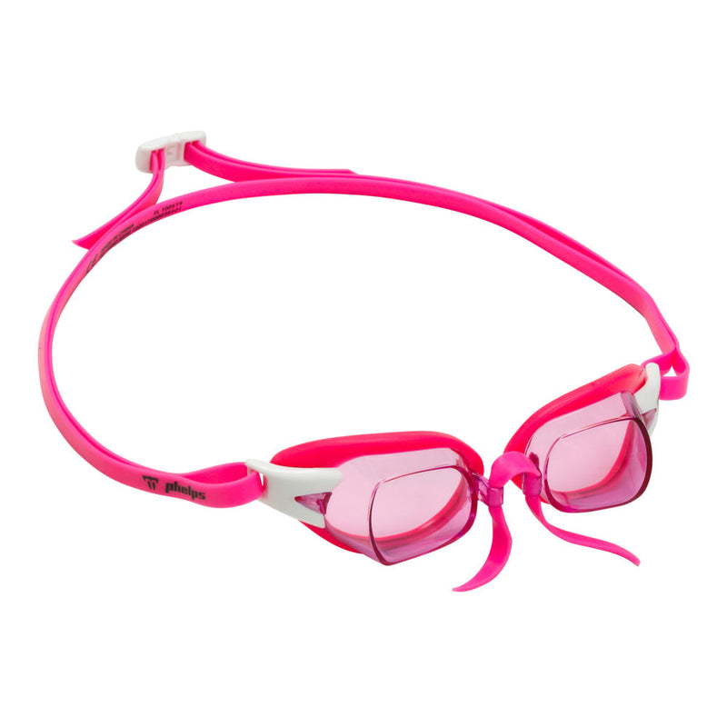 Chronos - Zwembril - Volwassenen - Pink Lens - Roze/Wit