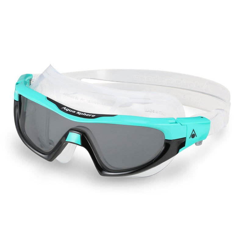 Vista Pro – Schwimmbrille – Erwachsene – dunkle Gläser – Grün/Schwarz