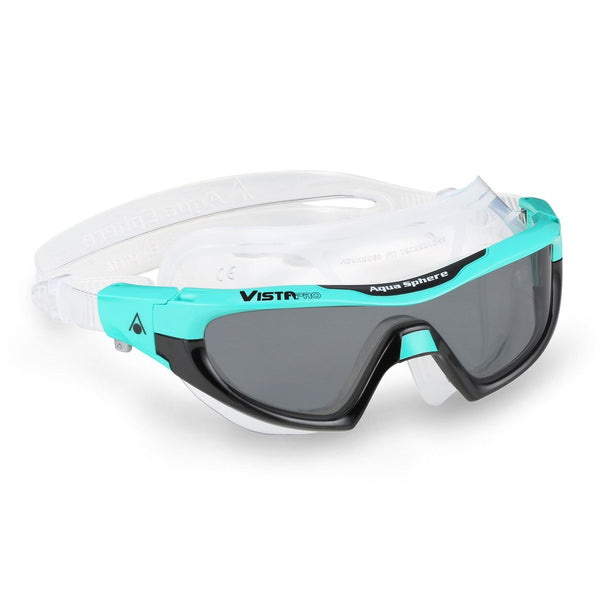 Vista Pro – Schwimmbrille – Erwachsene – dunkle Gläser – Grün/Schwarz