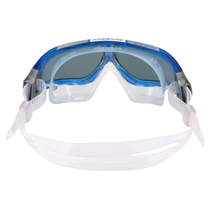 Seal 2.0 - Schwimmbrille - Erwachsene - Dunkle Linse - Blau/Weiß