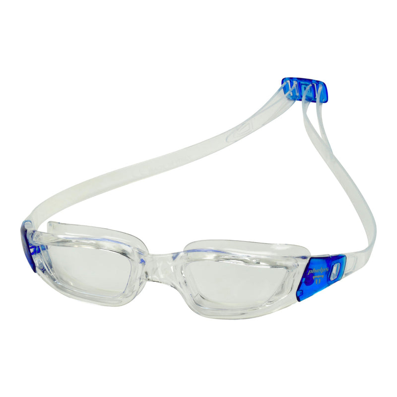 Tiburon - Zwembril - Volwassenen - Clear Lens - Transparant/Blauw