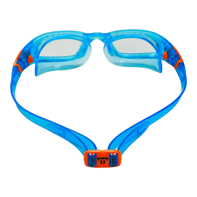 Tiburon Kid - Zwembril - Kinderen - Clear Lens - Aqua/Oranje