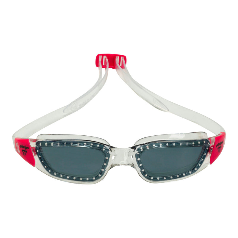 Tiburon Small - Schwimmbrille - Erwachsene - Dunkle Linse - Transparent/Rosa