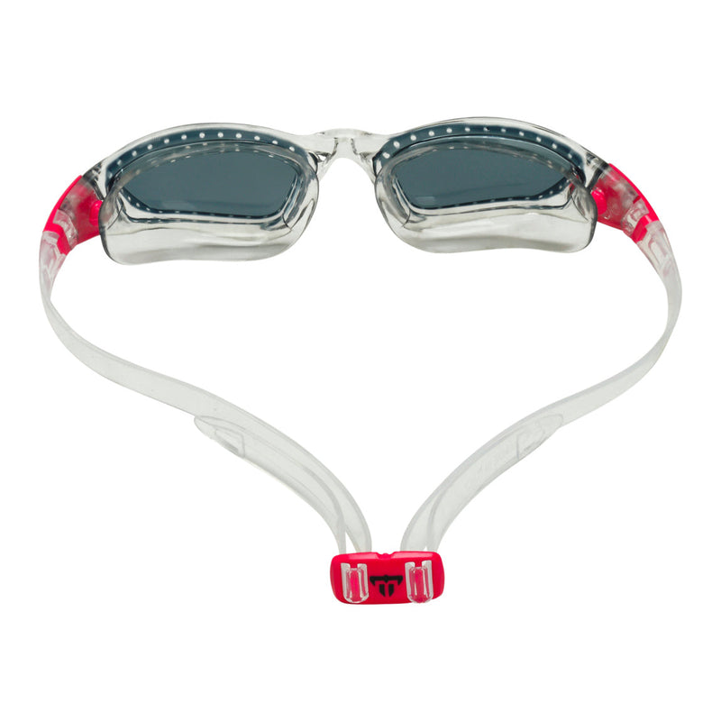 Tiburon Small - Schwimmbrille - Erwachsene - Dunkle Linse - Transparent/Rosa