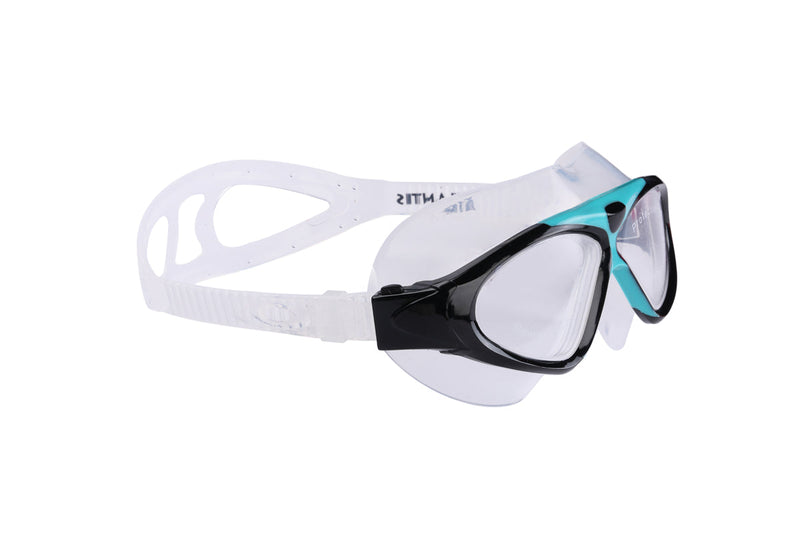 Tetra - Zwembril - Volwassenen - Clear Lens - Zwart/Turquoise