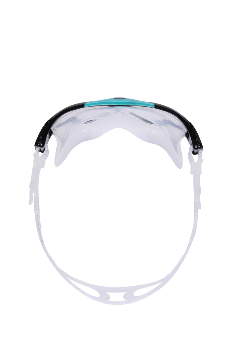 Tetra - Zwembril - Volwassenen - Clear Lens - Zwart/Turquoise