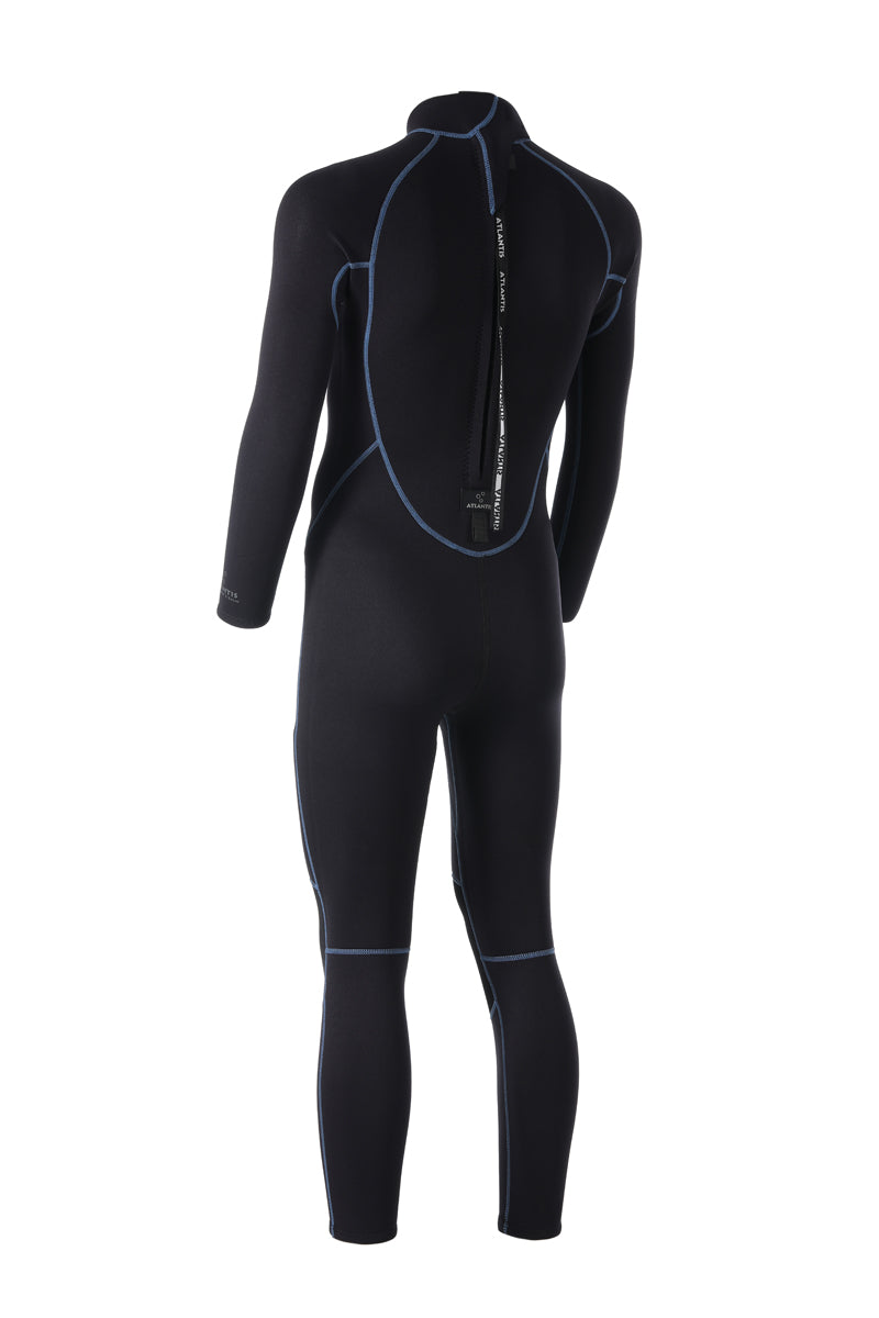 3/2mm Adventure Full  - Wetsuit - Heren - Zwart/Blauw