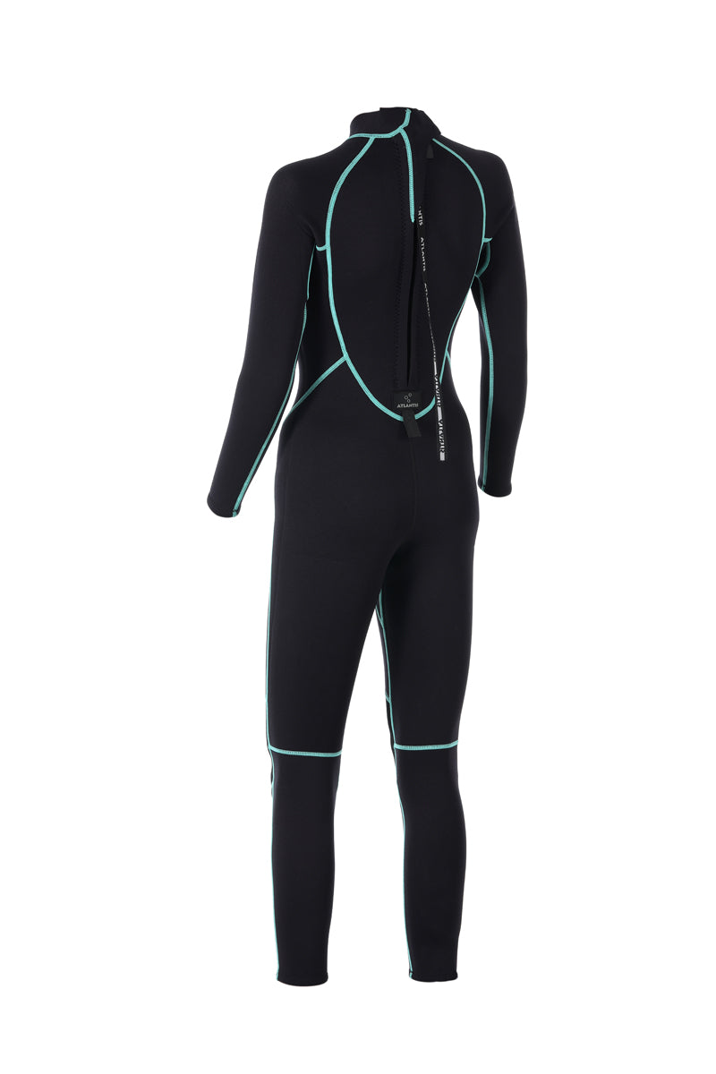 3/2mm Adventure Full  - Wetsuit - Dames - Zwart/Turquoise