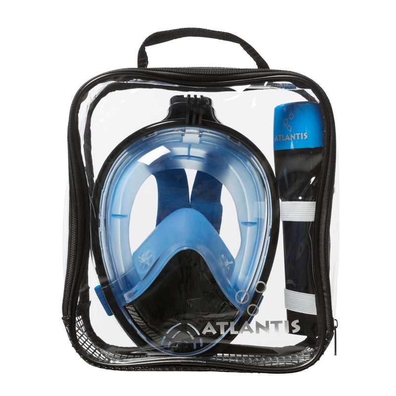 Atlantis 2.0 - Snorkelmasker - Volwassenen - Zwart/Blauw