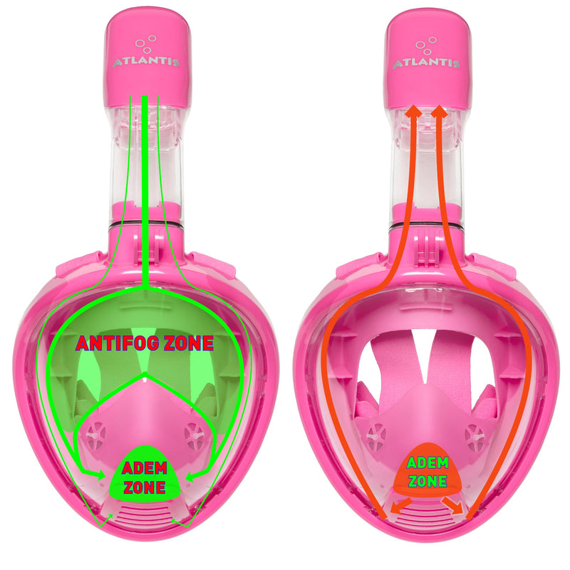 Atlantis 2.0 - Snorkelmasker - Kinderen - Roze