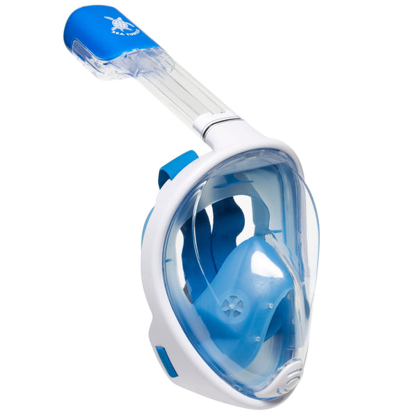 Sea Turtle - Snorkelmasker - Volwassenen - Wit/Blauw