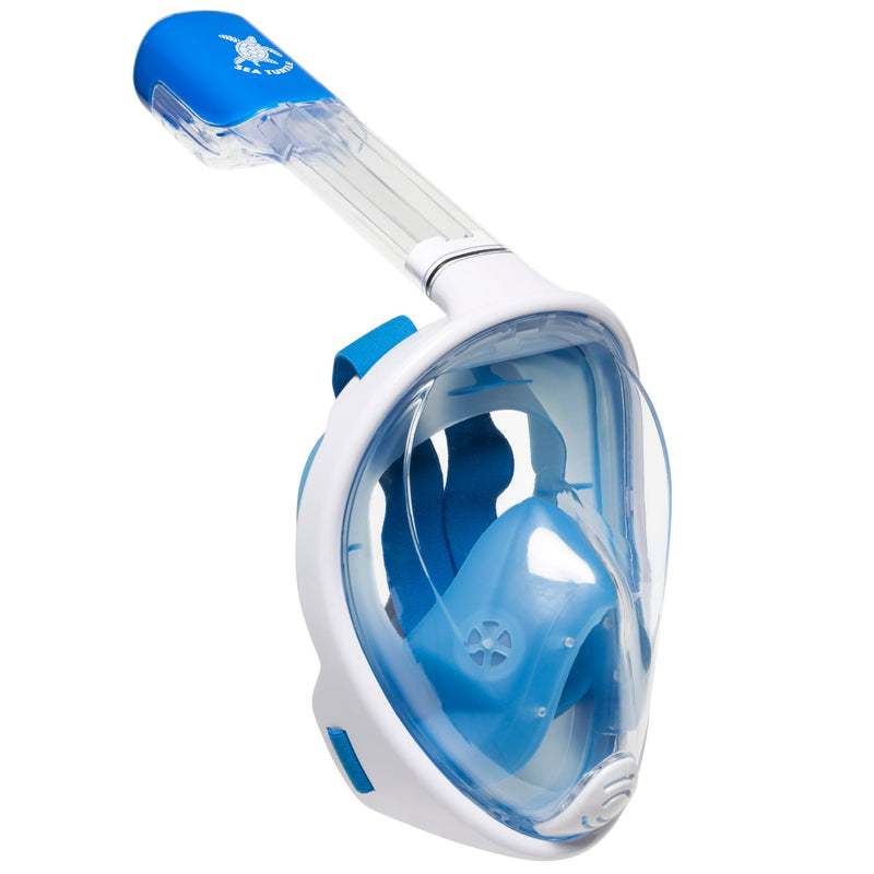 Sea Turtle - Snorkelmasker - Volwassenen - Wit/Blauw