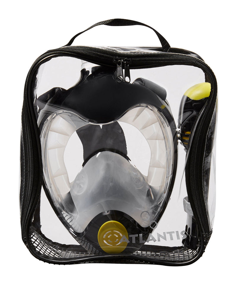 Atlantis Triton - Snorkelmasker - Volwassenen - Zwart/Lime