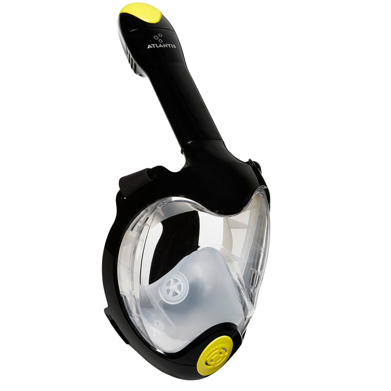 Atlantis Triton - Snorkelmasker - Volwassenen - Zwart/Lime