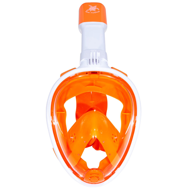 Sea Turtle - Snorkelmasker - Volwassenen - Wit/Oranje