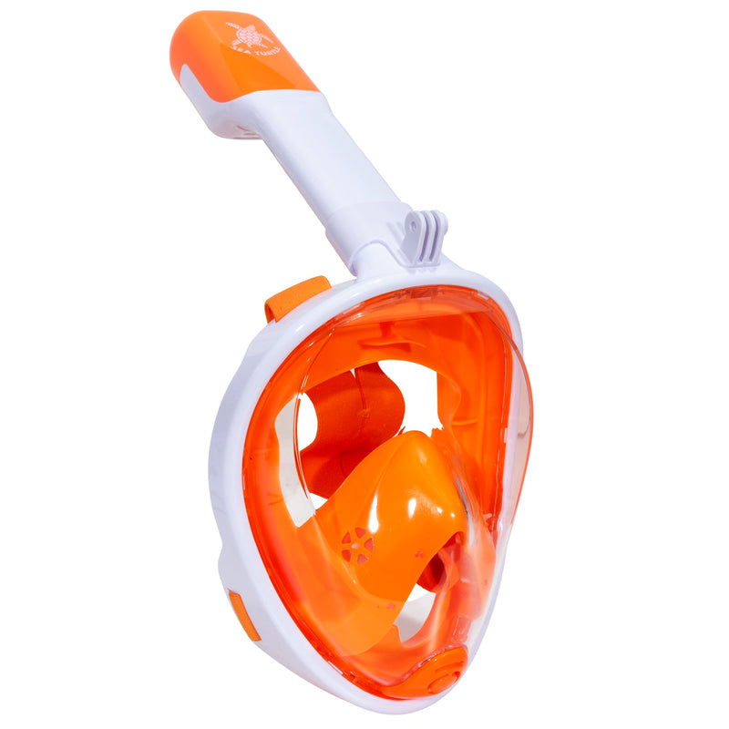 Sea Turtle - Snorkelmasker - Volwassenen - Wit/Oranje