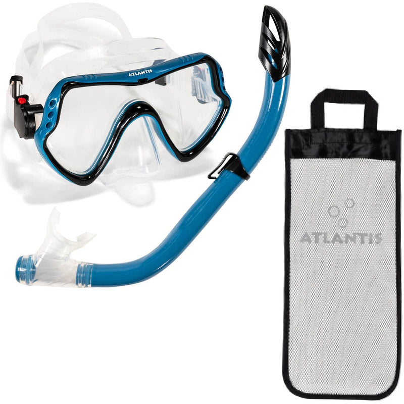 Samana Pro Combo - Snorkelset - Volwassenen - Zwart/Petrol Blauw