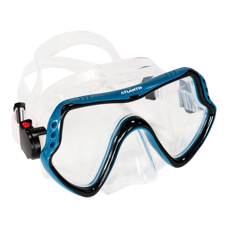 Samana Pro Combo - Snorkelset - Volwassenen - Zwart/Petrol Blauw