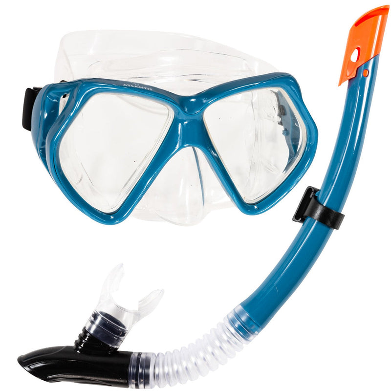 Andros Set - Snorkelset - Volwassenen - Blauw/Zwart