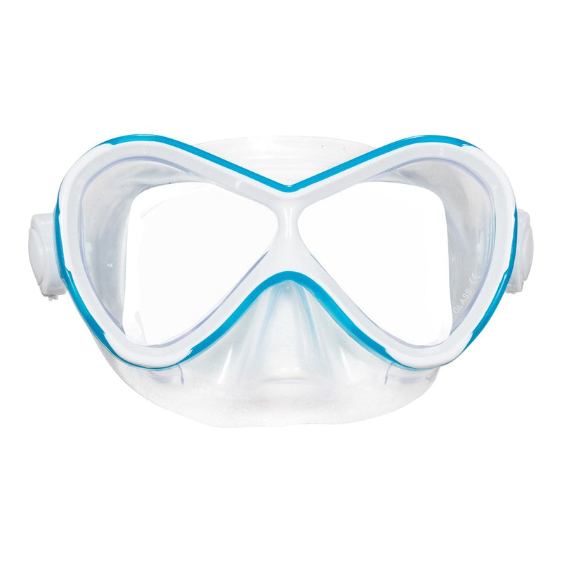 Abaco Combo - Snorkelset - Kinderen - Wit/Turquoise