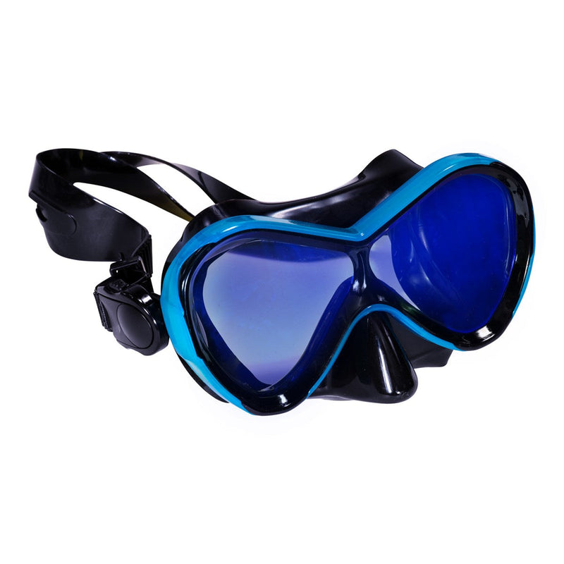 Abaco Combo - Snorkelset - Kinderen - Zwart/Turquoise met UV lens