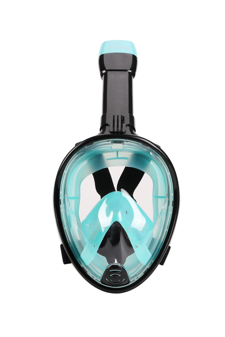 Atlantis - Snorkelmasker - Volwassenen - Zwart/Turquoise