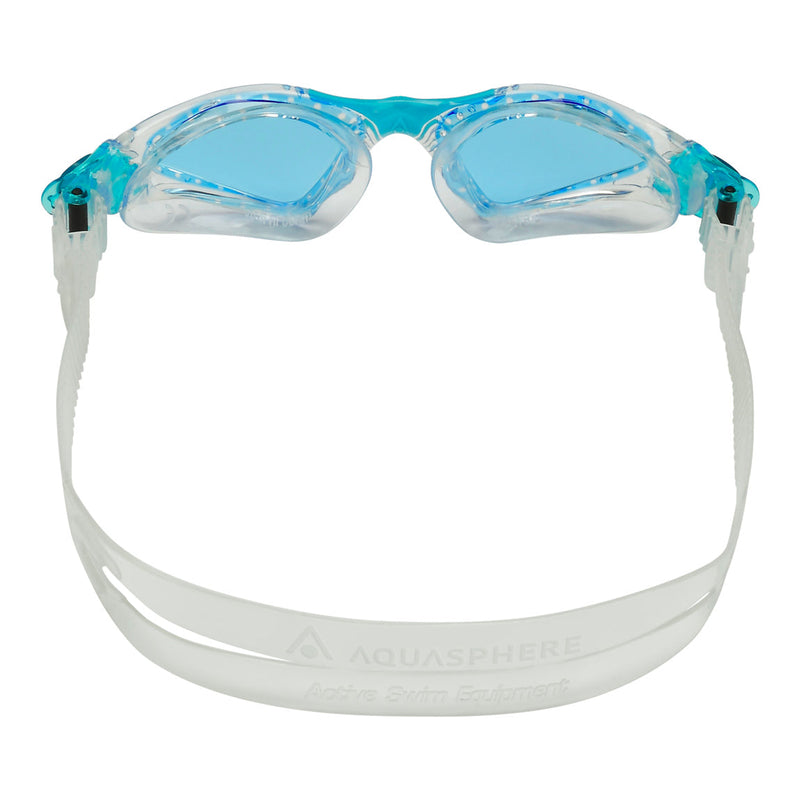 Kayenne Junior - Zwembril - Kinderen - Blue Lens - Transparant/Aqua