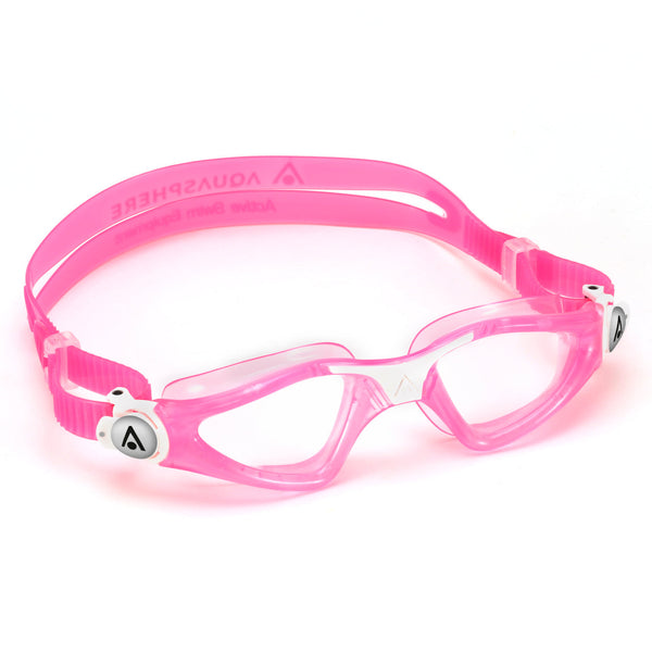 Kayenne Junior - Zwembril - Kinderen - Clear Lens - Roze/Wit