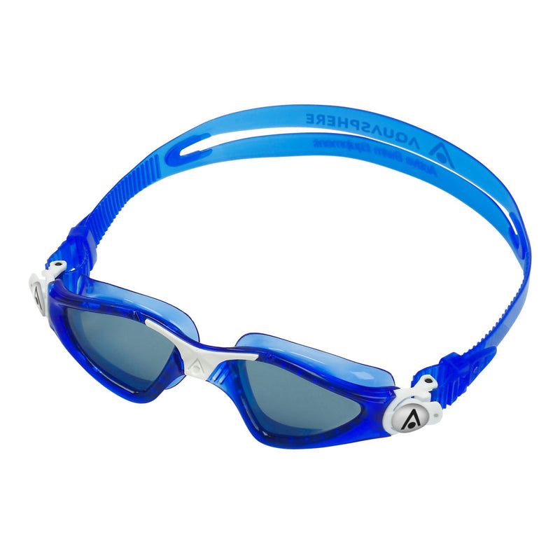 Kayenne Junior - Zwembril - Kinderen - Dark Lens - Blauw/Wit