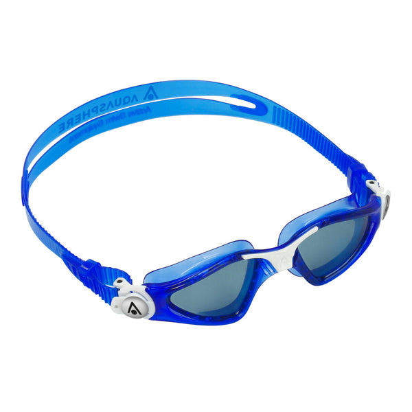 Kayenne Junior - Zwembril - Kinderen - Dark Lens - Blauw/Wit