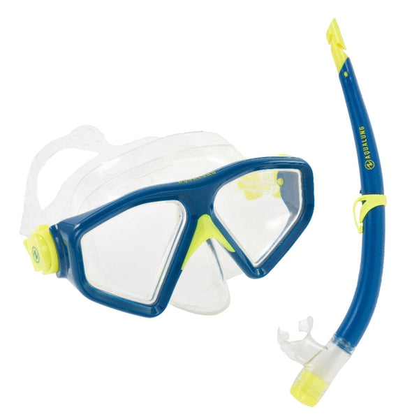 Saturn Combo - Snorkelset - Volwassenen - Blauw/Geel