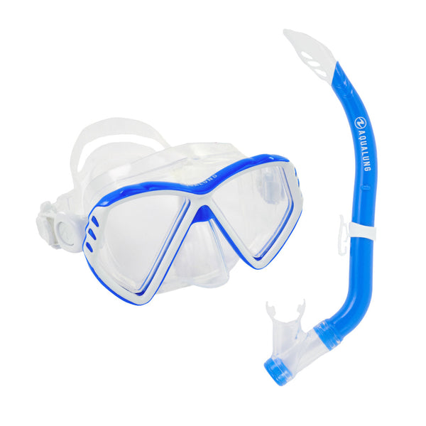 Cub Combo - Snorkelset - Kinderen - Blauw/Wit