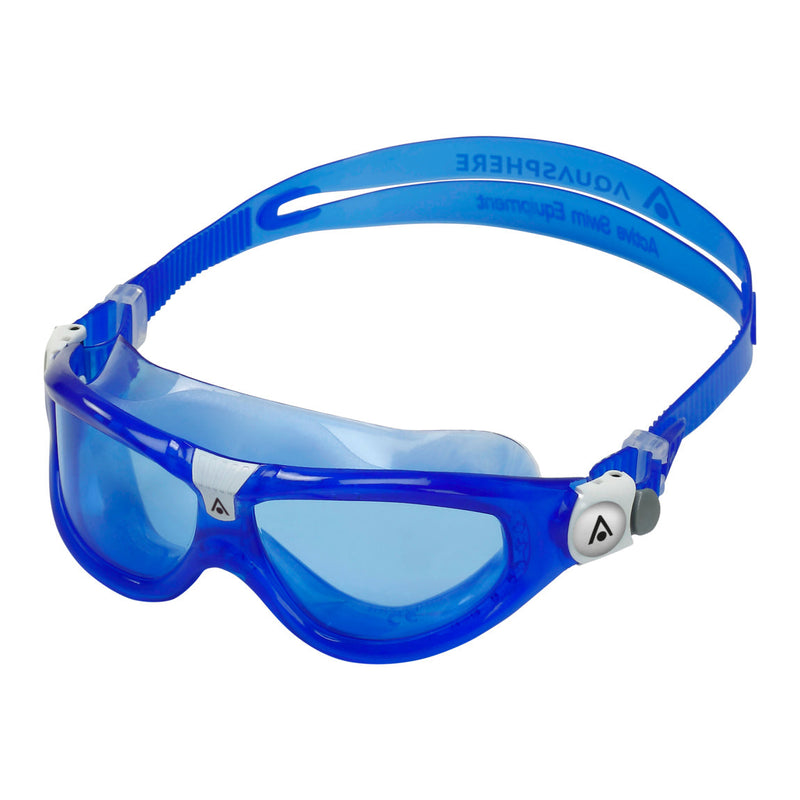 Seal Kid 2 - Zwembril - Kinderen - Blue Lens - Blauw/Wit