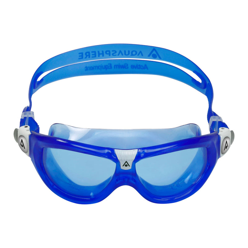 Seal Kid 2 - Zwembril - Kinderen - Blue Lens - Blauw/Wit