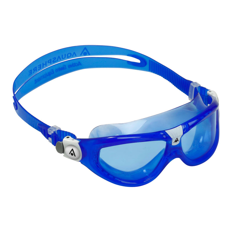 Seal Kid 2 - Zwembril - Kinderen - Blue Lens - Blauw/Wit