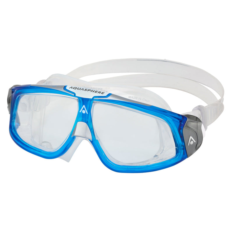 Seal 2.0 - Schwimmbrille - Erwachsene - Klare Linse - Blau/Weiß