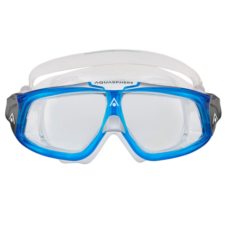 Seal 2.0 - Schwimmbrille - Erwachsene - Klare Linse - Blau/Weiß