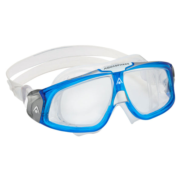 Seal 2.0 - Schwimmbrille - Erwachsene - Klare Linse - Blau/Weiß