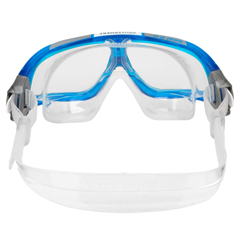 Seal 2.0 - Schwimmbrille - Erwachsene - Klare Linse - Blau/Weiß